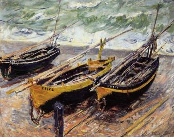 尅勞德 莫奈 Three Fishing Boats